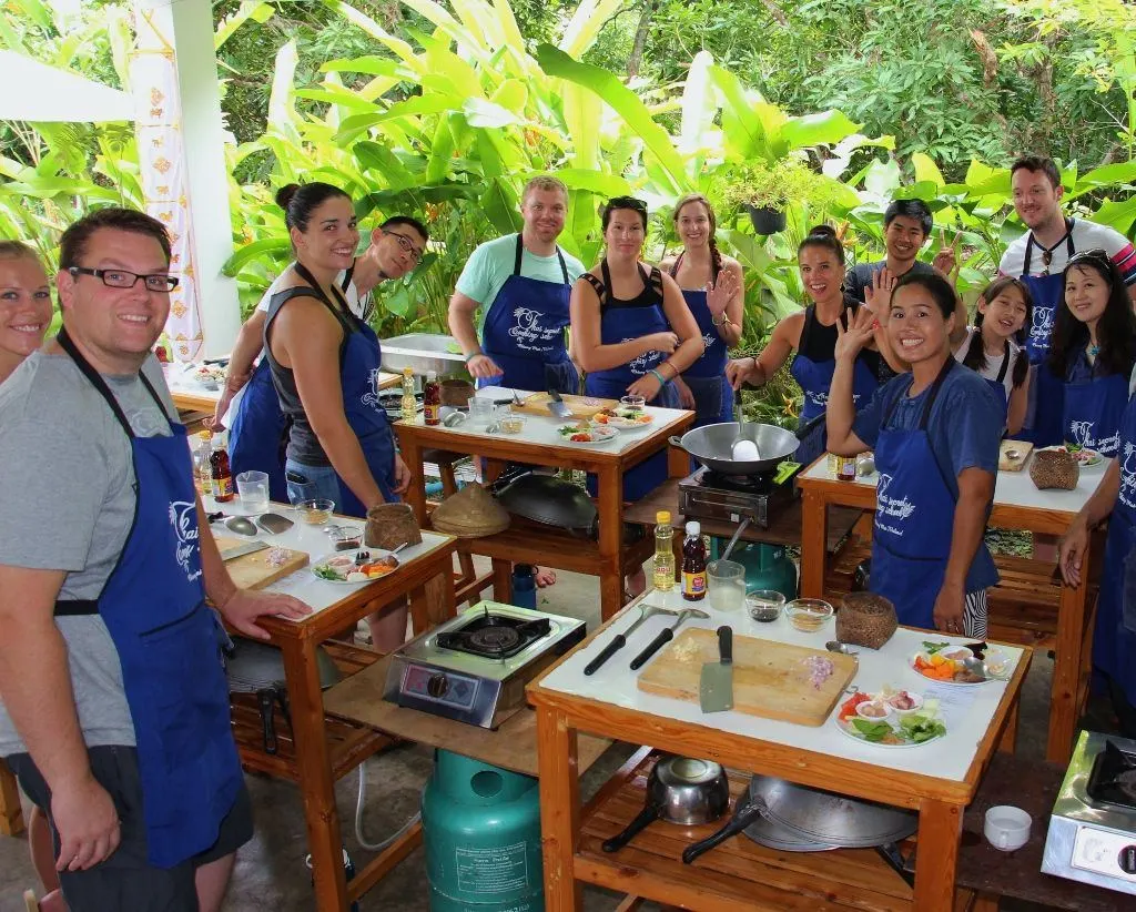 Cours de cuisine thaïe avec visite du marché